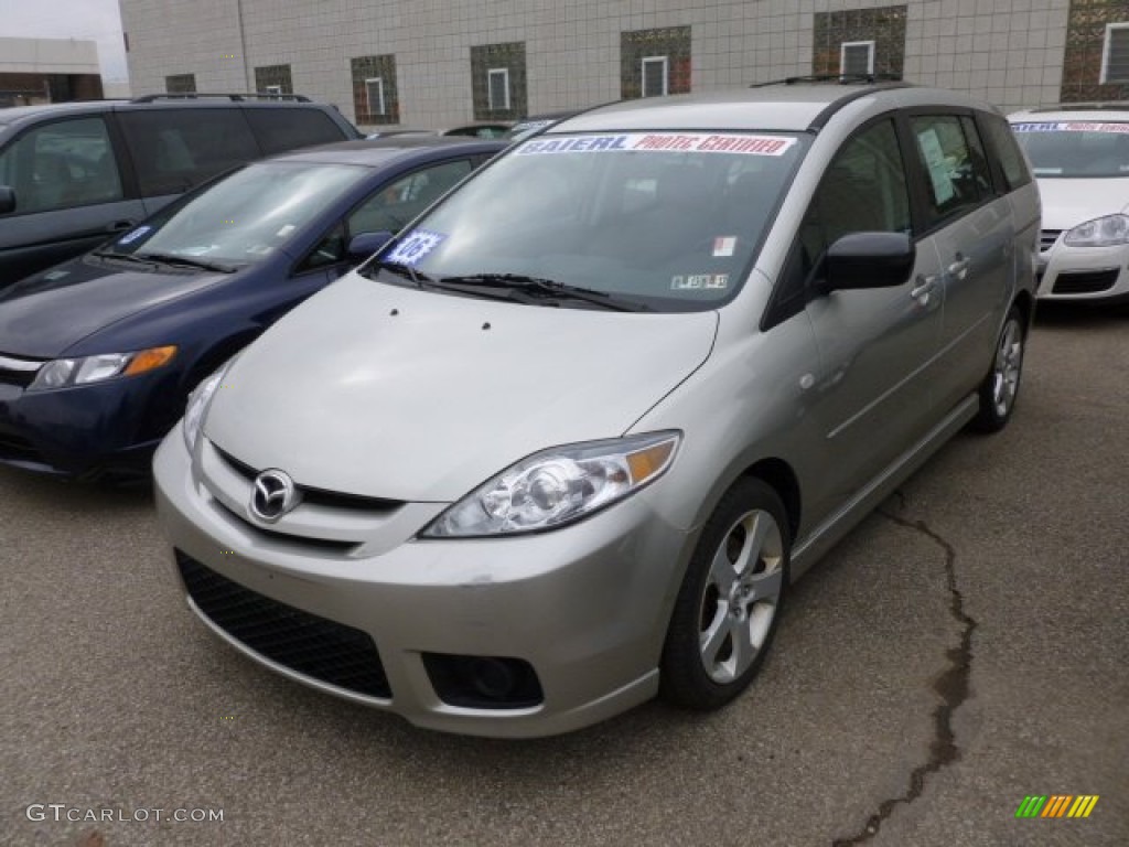 2006 MAZDA5 Sport - Platinum Silver Metallic / Black photo #3