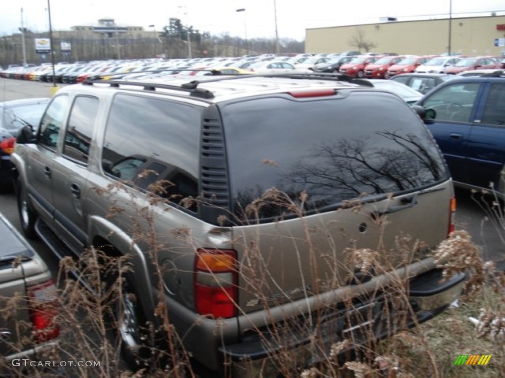 2003 Suburban 1500 4x4 - Light Pewter Metallic / Tan/Neutral photo #6
