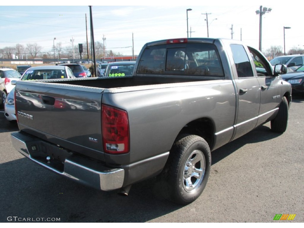 2003 Ram 1500 SLT Quad Cab - Graphite Metallic / Dark Slate Gray photo #6