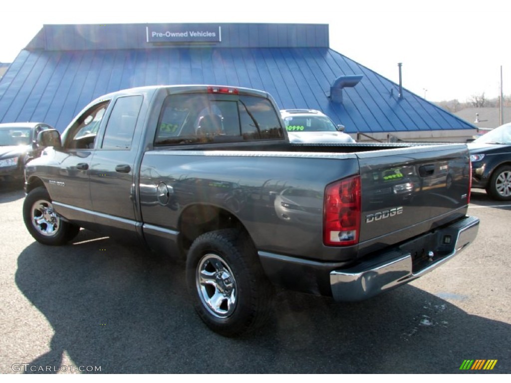 2003 Ram 1500 SLT Quad Cab - Graphite Metallic / Dark Slate Gray photo #9