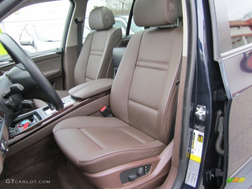 Tobacco Nevada Leather Interior 2009 BMW X5 xDrive30i Photo #60547762