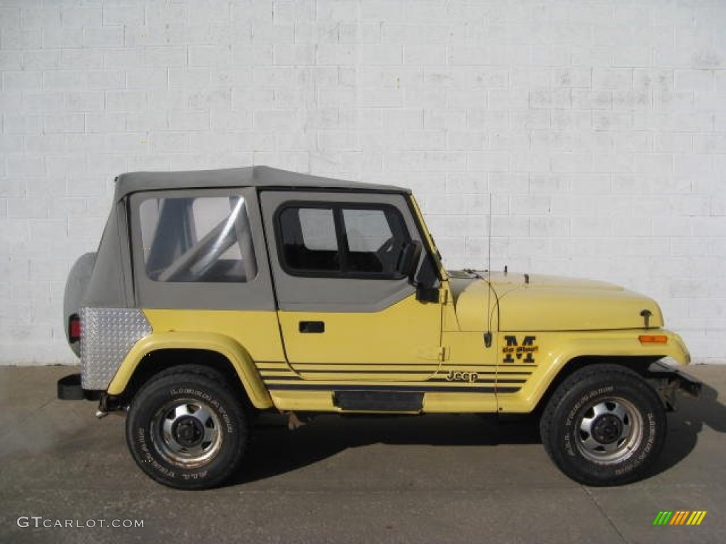 Malibu Yellow Jeep Wrangler