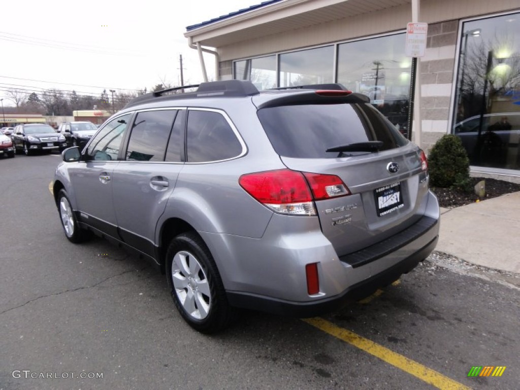 2011 Outback 2.5i Premium Wagon - Steel Silver Metallic / Off Black photo #7