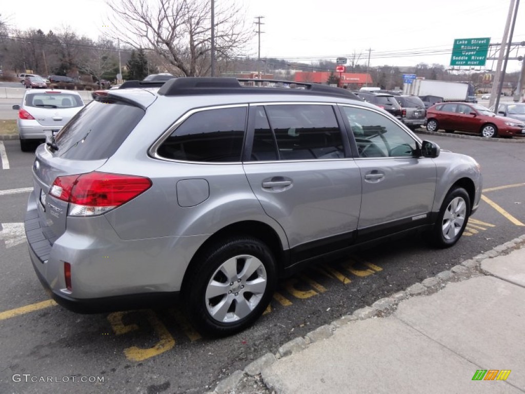 2011 Outback 2.5i Premium Wagon - Steel Silver Metallic / Off Black photo #10