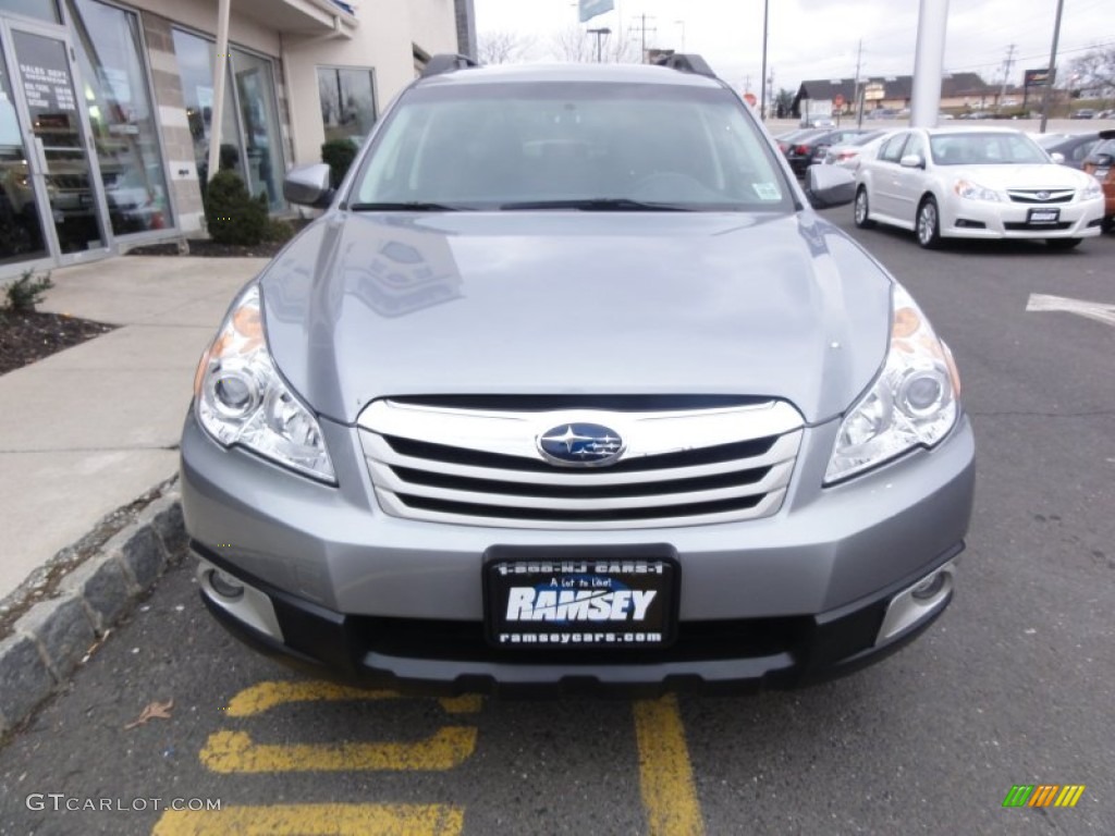 2011 Outback 2.5i Premium Wagon - Steel Silver Metallic / Off Black photo #14