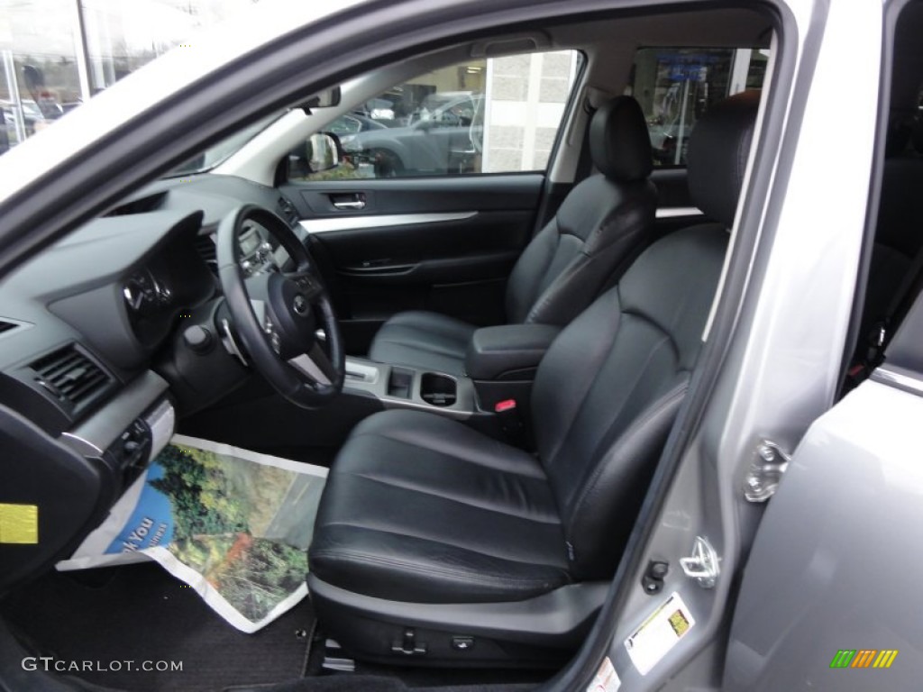 2011 Outback 2.5i Premium Wagon - Steel Silver Metallic / Off Black photo #15
