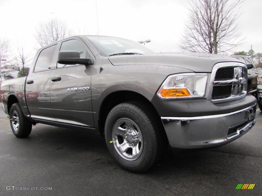 2012 Ram 1500 ST Crew Cab - Mineral Gray Metallic / Dark Slate Gray/Medium Graystone photo #4