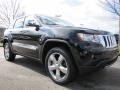 Brilliant Black Crystal Pearl 2012 Jeep Grand Cherokee Overland Exterior