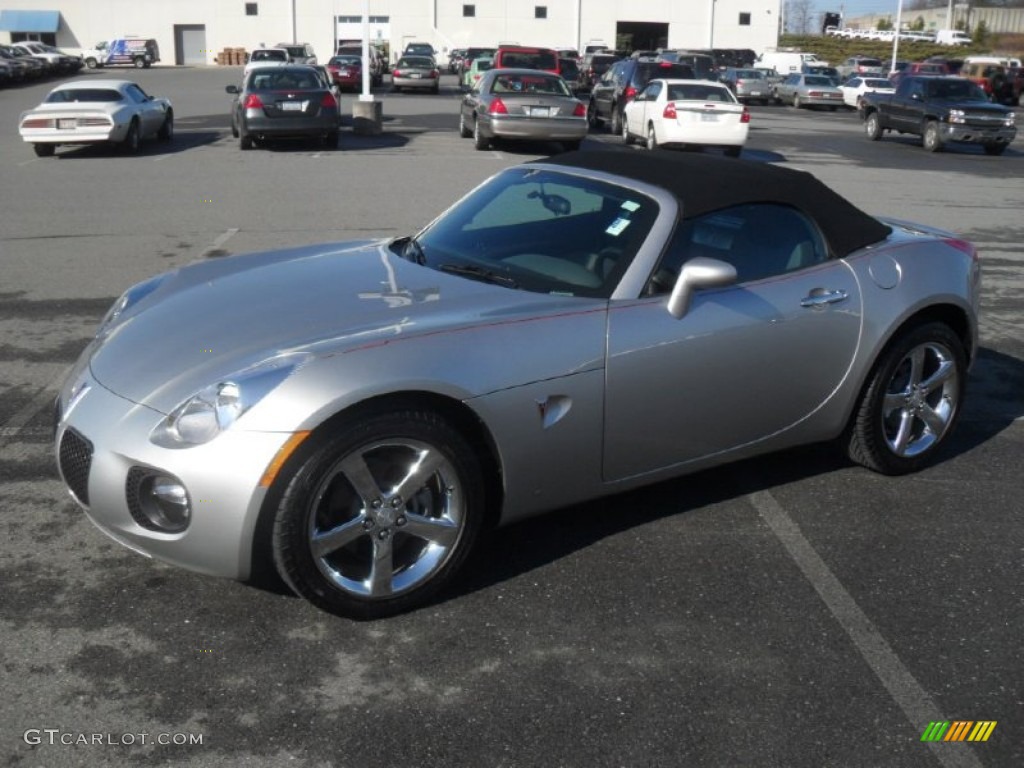 Cool Silver 2007 Pontiac Solstice GXP Roadster Exterior Photo #60553266