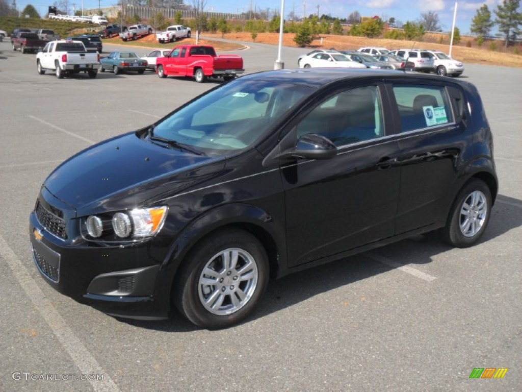 Black 2012 Chevrolet Sonic LT Hatch Exterior Photo #60553566