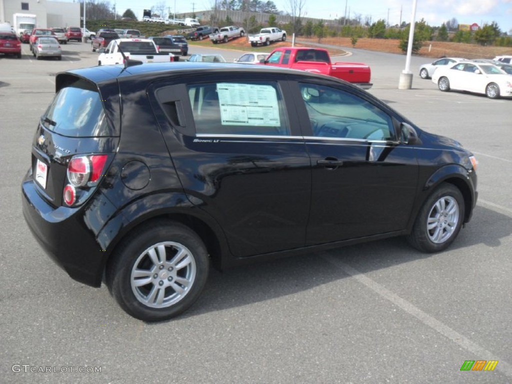 Black 2012 Chevrolet Sonic LT Hatch Exterior Photo #60553590