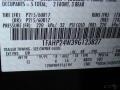 UH: Tuxedo Black Metallic 2009 Ford Taurus SEL Color Code