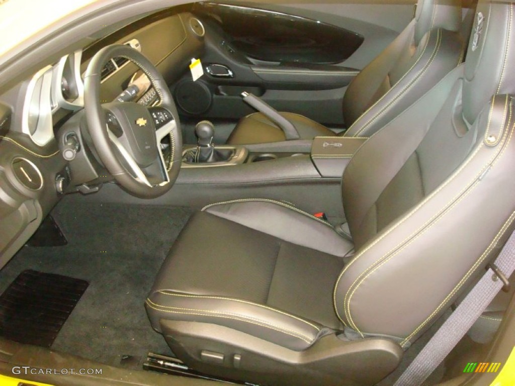 Jet Black Interior 2012 Chevrolet Camaro SS Coupe Transformers Special Edition Photo #60554331