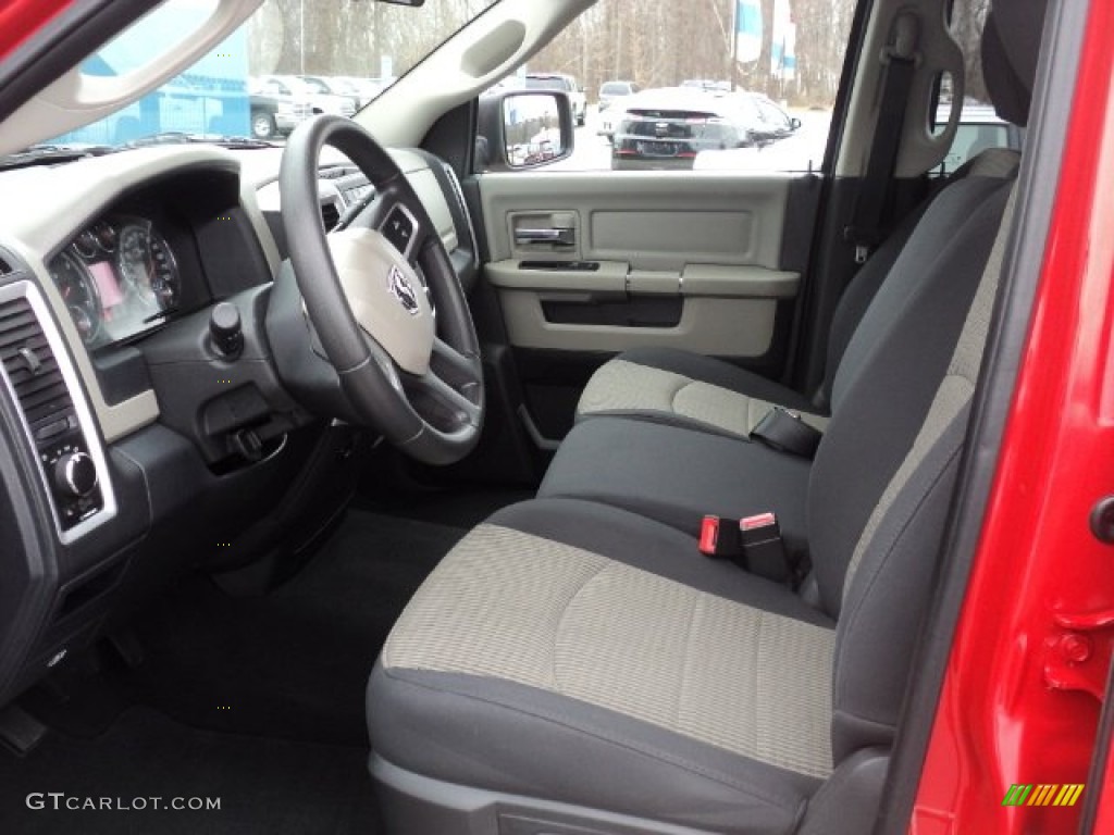 2011 Ram 1500 SLT Quad Cab 4x4 - Flame Red / Dark Slate Gray/Medium Graystone photo #7
