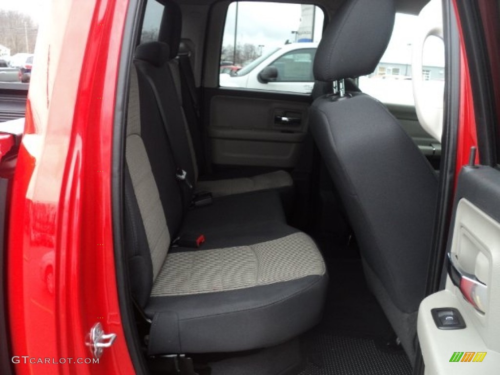 2011 Ram 1500 SLT Quad Cab 4x4 - Flame Red / Dark Slate Gray/Medium Graystone photo #13