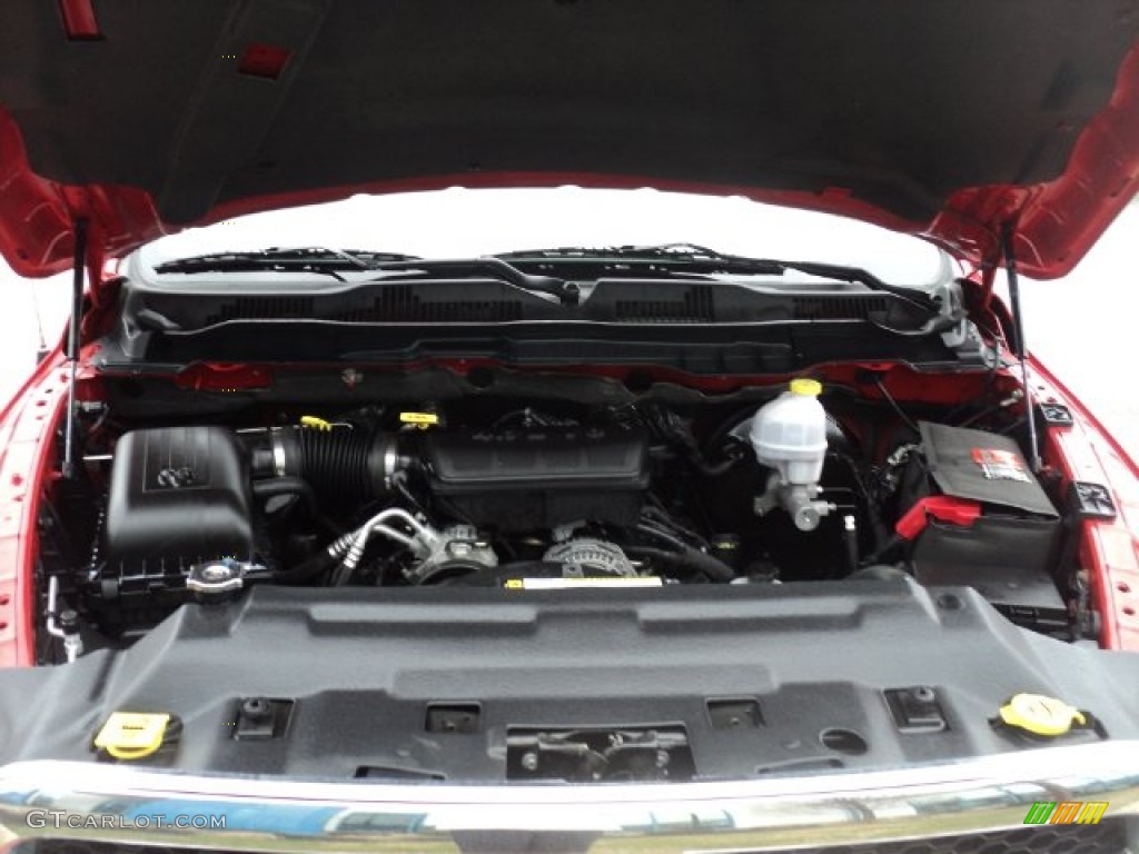 2011 Ram 1500 SLT Quad Cab 4x4 - Flame Red / Dark Slate Gray/Medium Graystone photo #17