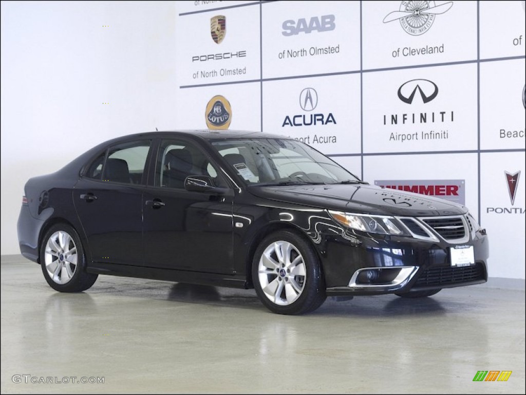 Jet Black Metallic Saab 9-3