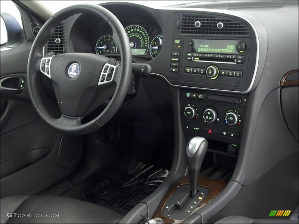 2010 Saab 9-3 2.0T Sport Sedan Black Dashboard Photo #60556170