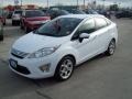 2011 Oxford White Ford Fiesta SEL Sedan  photo #5