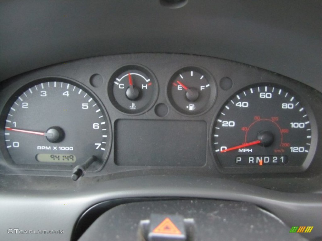 2004 Ford Ranger XLT SuperCab 4x4 Gauges Photo #60557814