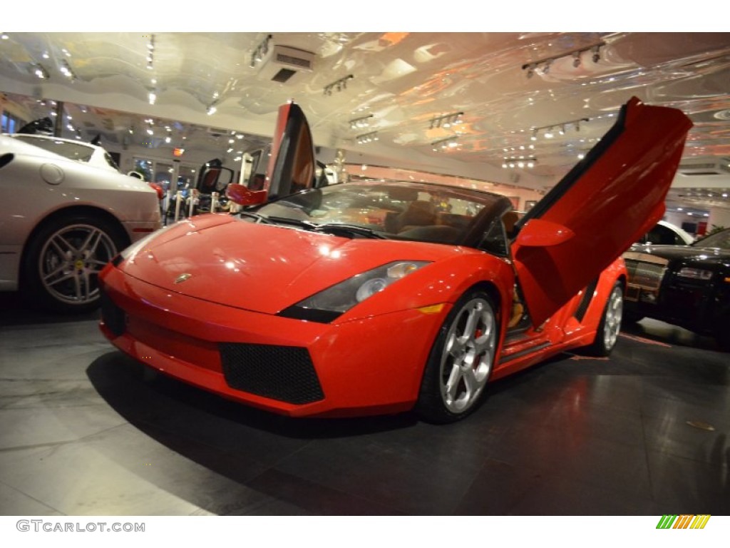 2006 Gallardo Spyder E-Gear - Rosso Leto / Marrone Janus photo #15