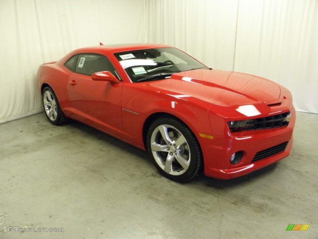 2012 Camaro SS/RS Coupe - Victory Red / Black photo #1