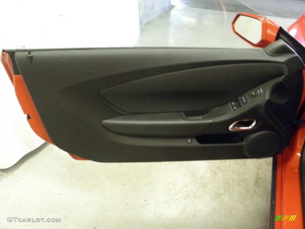 2012 Camaro LT/RS Coupe - Inferno Orange Metallic / Black photo #13