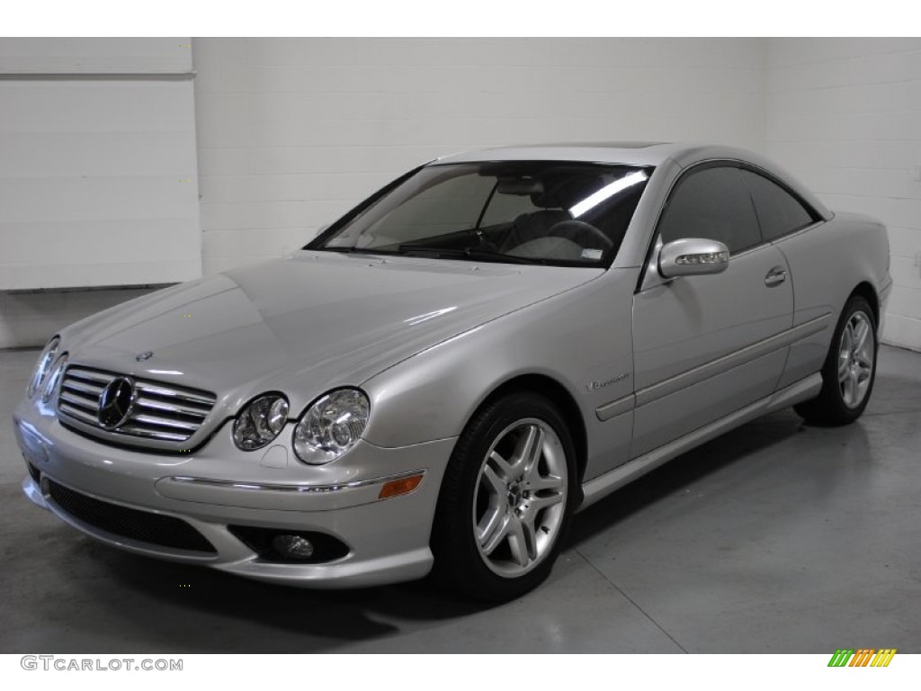 Brilliant Silver Metallic 2004 Mercedes-Benz CL 55 AMG Exterior Photo #60559380