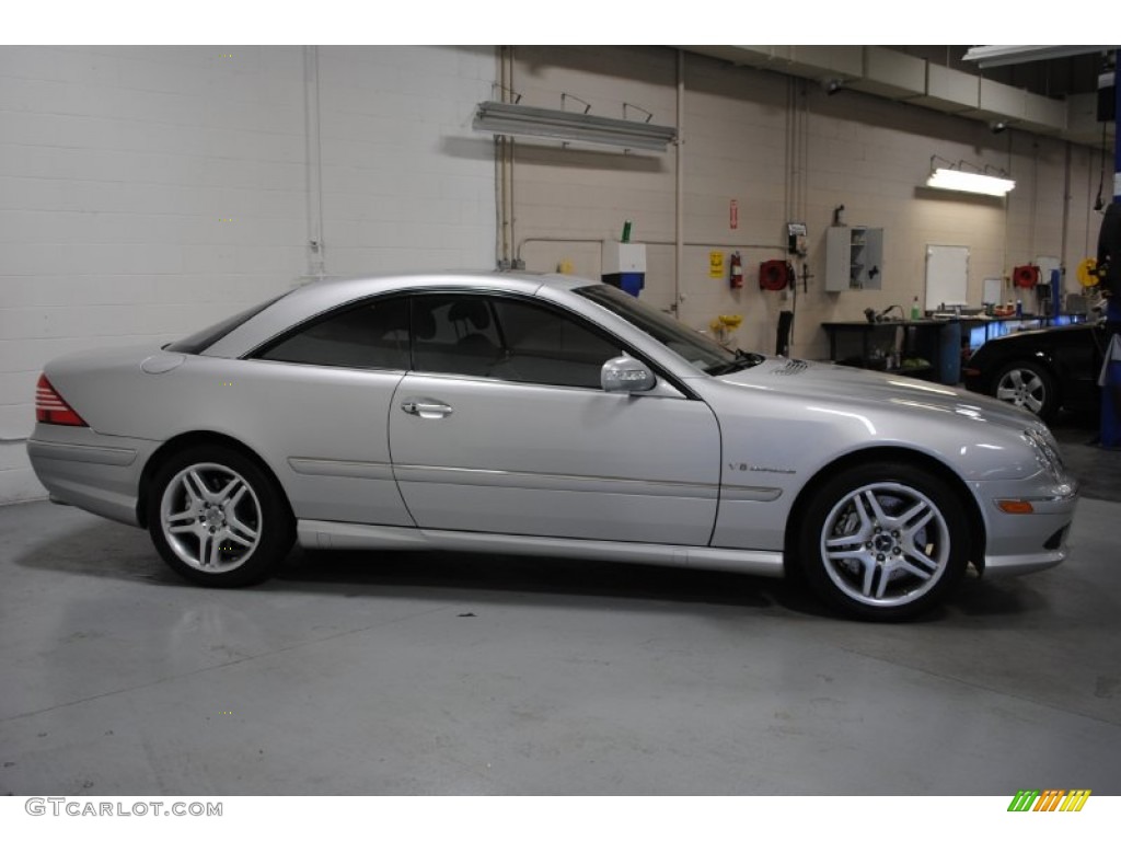 2004 CL 55 AMG - Brilliant Silver Metallic / Ash photo #9