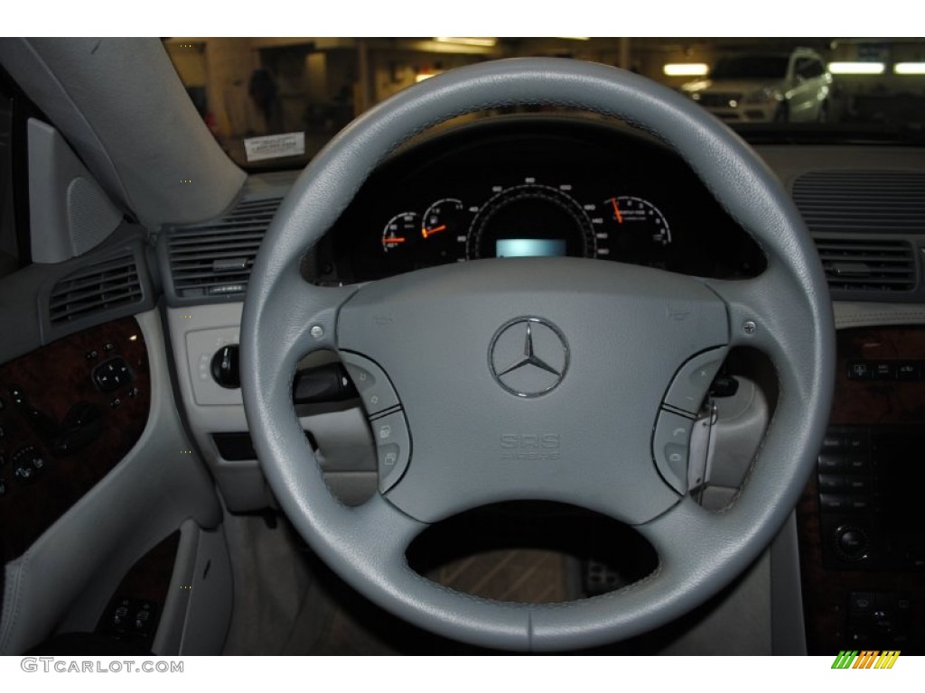 2004 Mercedes-Benz CL 55 AMG Ash Steering Wheel Photo #60559428