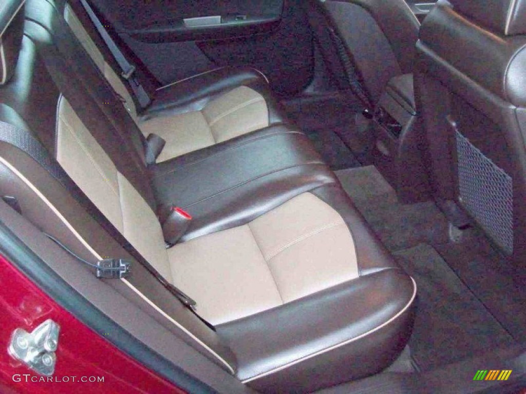 2008 Malibu LTZ Sedan - Red Jewel Tint Coat / Cocoa/Cashmere Beige photo #22