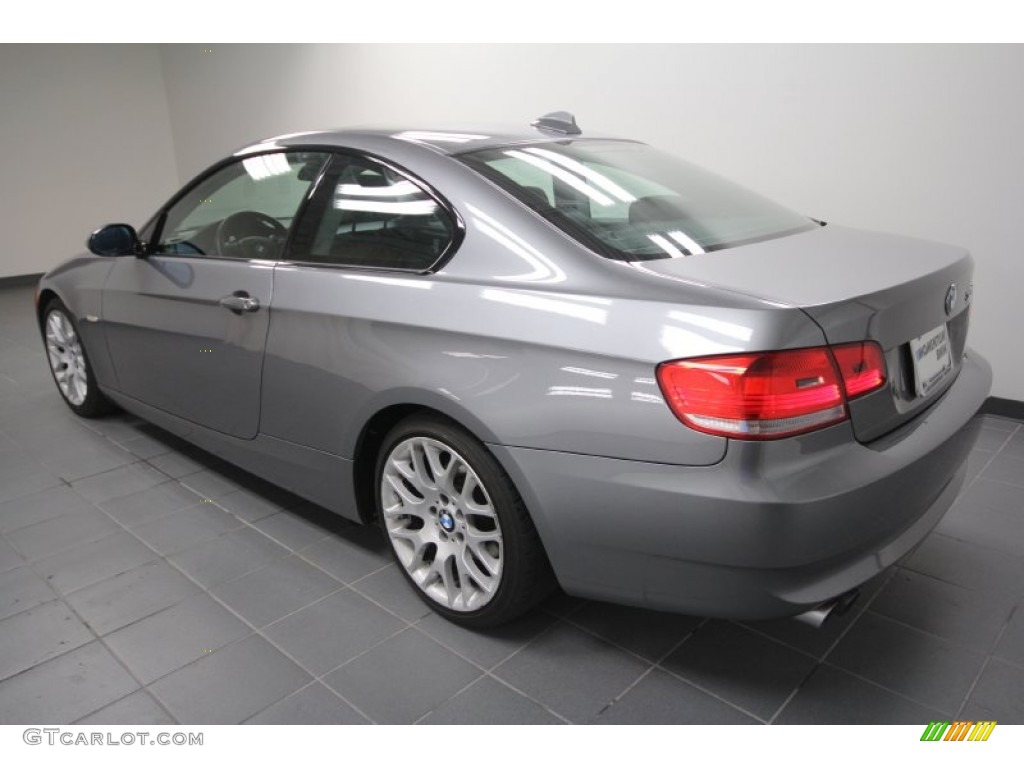 2009 3 Series 328i Coupe - Space Grey Metallic / Black photo #5