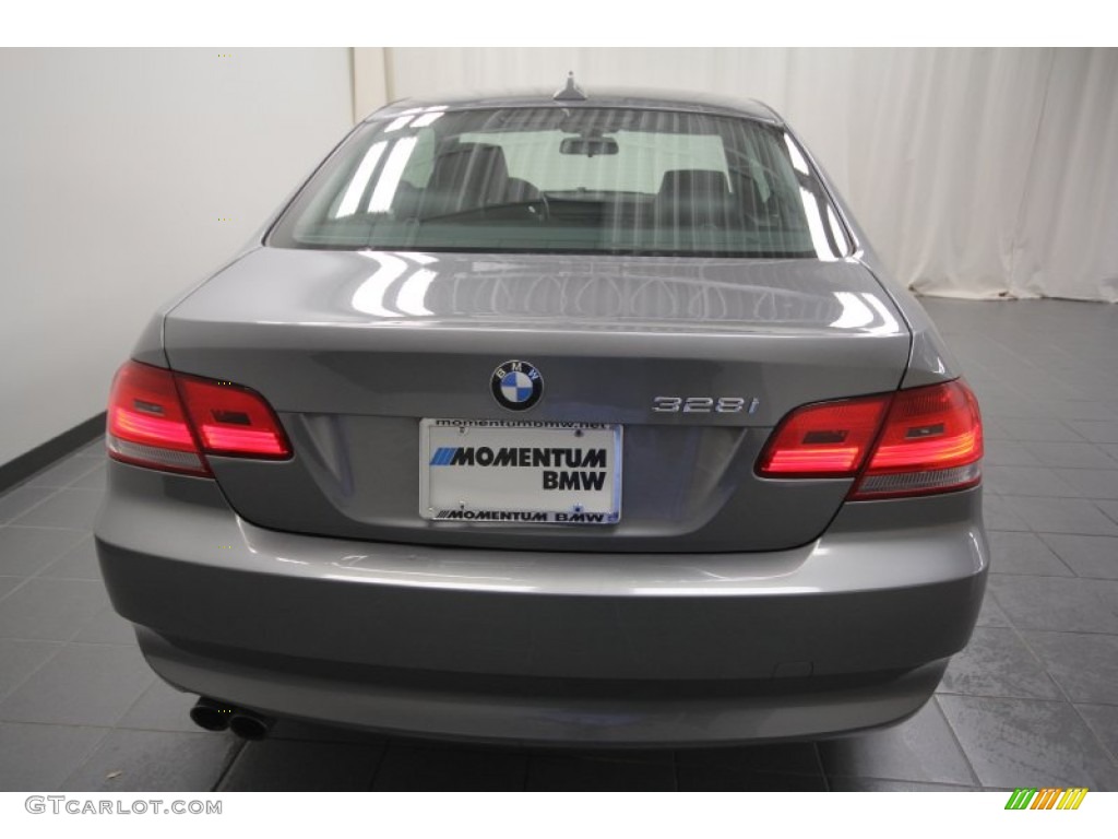 2009 3 Series 328i Coupe - Space Grey Metallic / Black photo #12