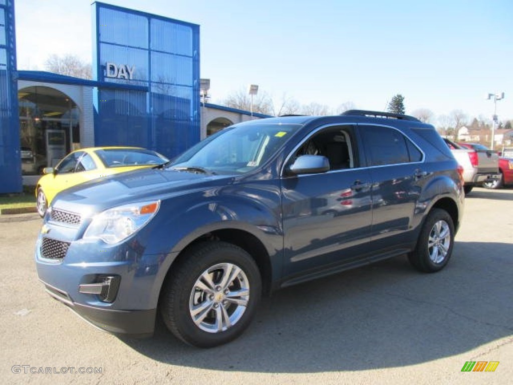2012 Equinox LT AWD - Twilight Blue Metallic / Jet Black photo #1