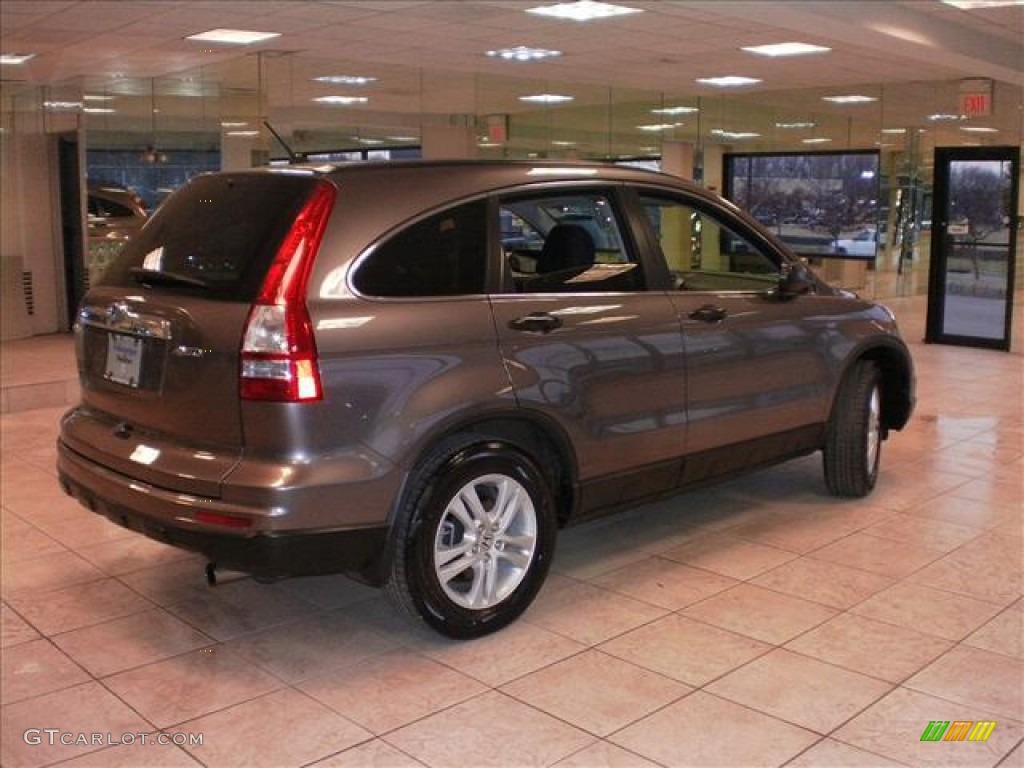 2010 CR-V EX AWD - Urban Titanium Metallic / Black photo #2