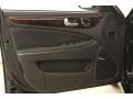 Jet Black 2011 Hyundai Equus Signature Door Panel