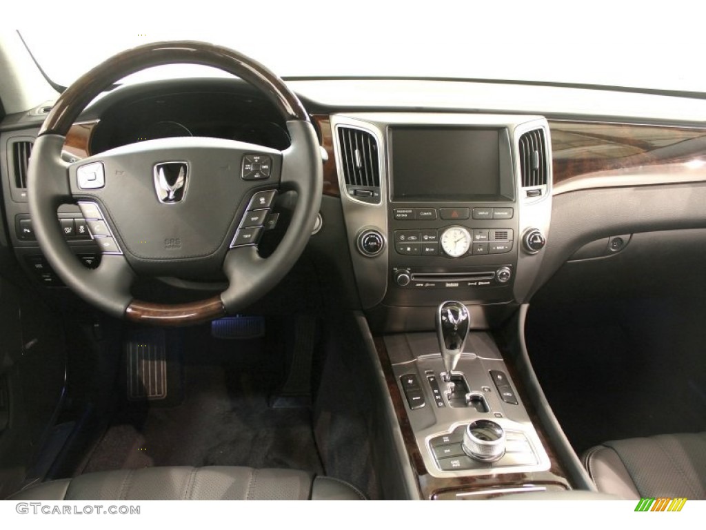 2011 Hyundai Equus Signature Jet Black Dashboard Photo #60564656