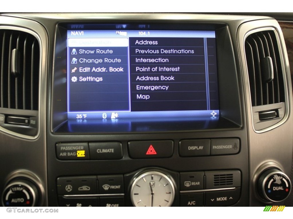 2011 Hyundai Equus Signature Controls Photo #60565022