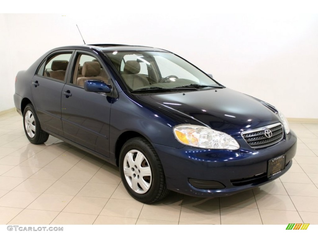 2006 Corolla LE - Indigo Ink Pearl / Beige photo #1