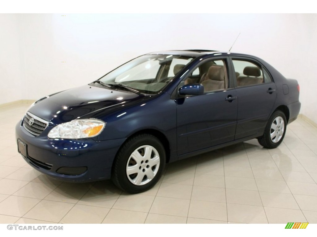 2006 Corolla LE - Indigo Ink Pearl / Beige photo #3