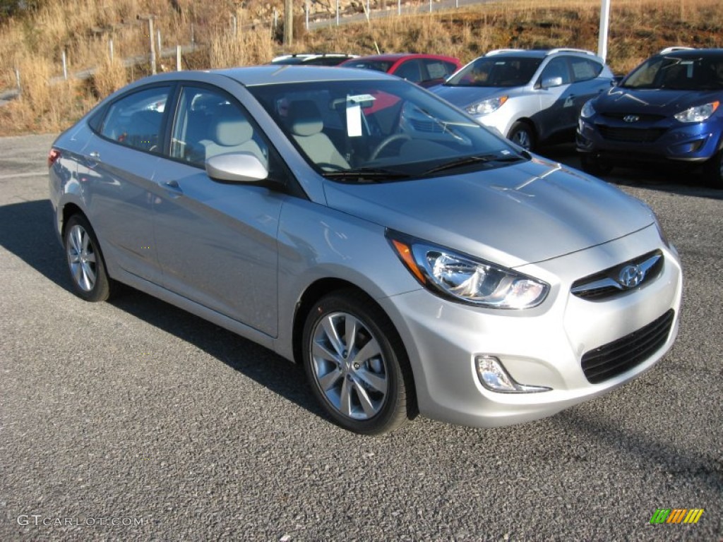 2012 Accent GLS 4 Door - Ironman Silver / Gray photo #4