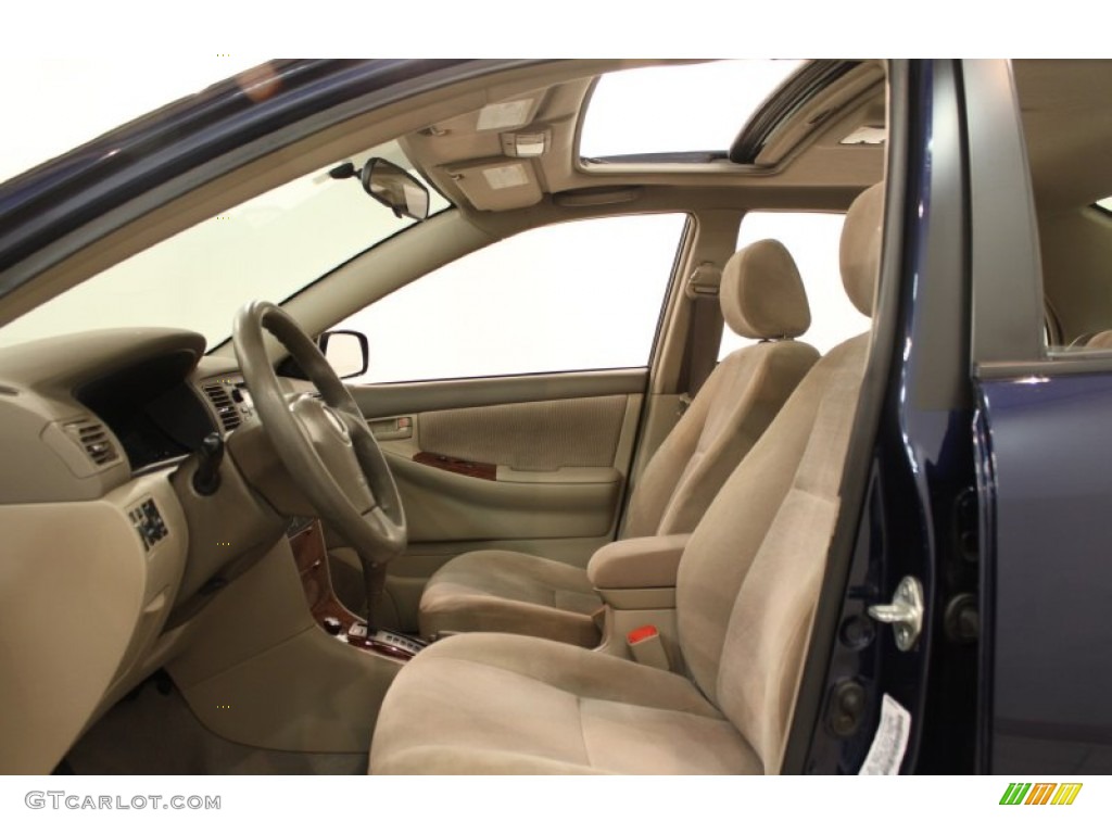 2006 Corolla LE - Indigo Ink Pearl / Beige photo #9