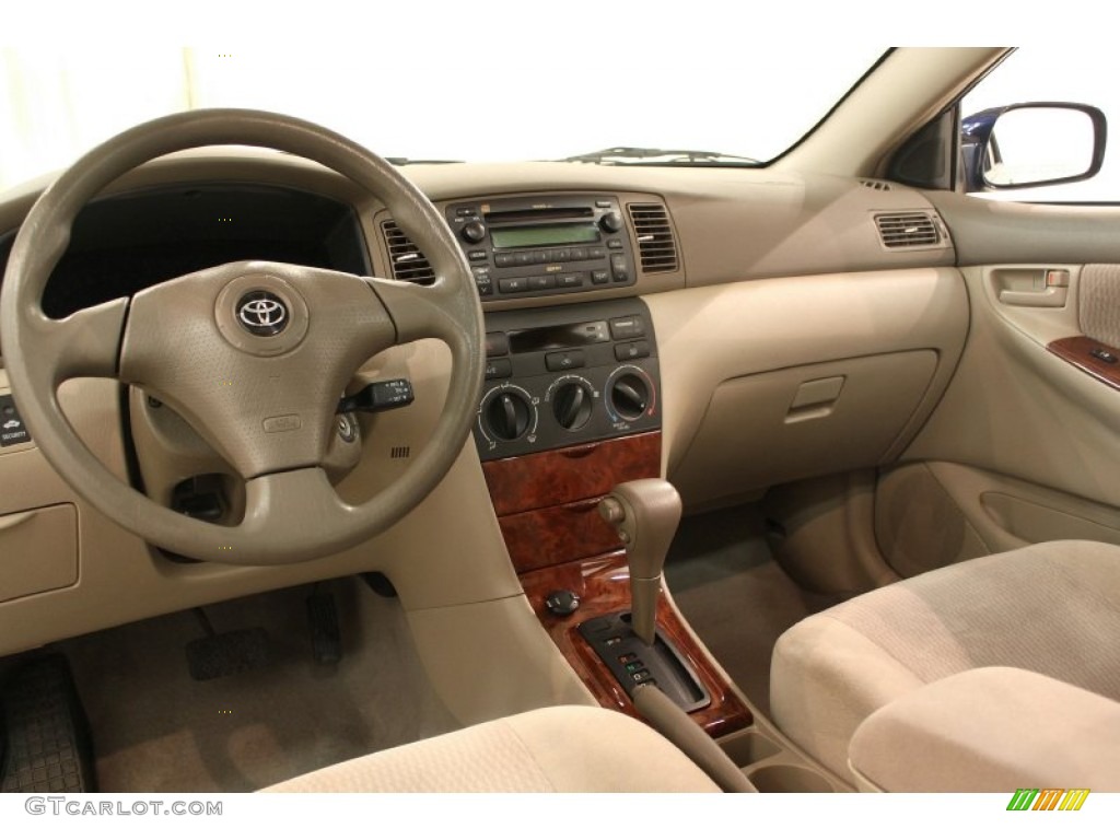 2006 Corolla LE - Indigo Ink Pearl / Beige photo #11