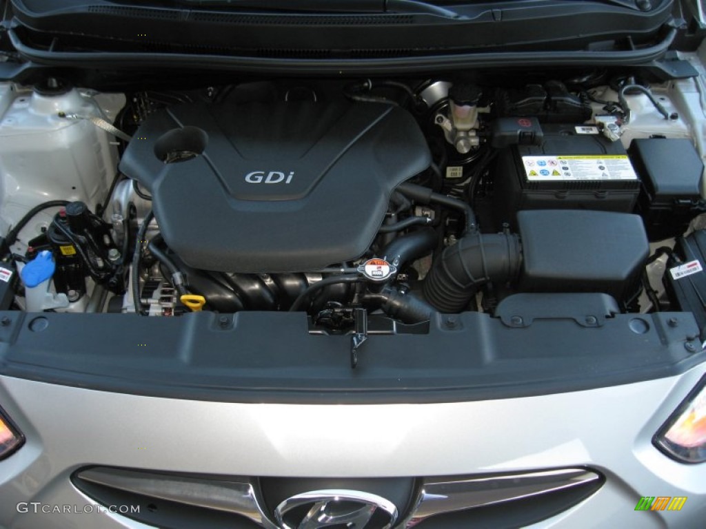 2012 Accent GLS 4 Door - Ironman Silver / Gray photo #9