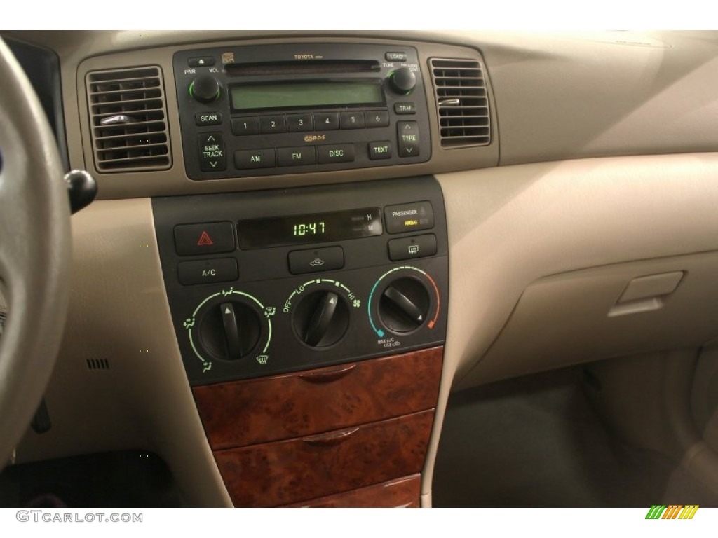 2006 Corolla LE - Indigo Ink Pearl / Beige photo #14