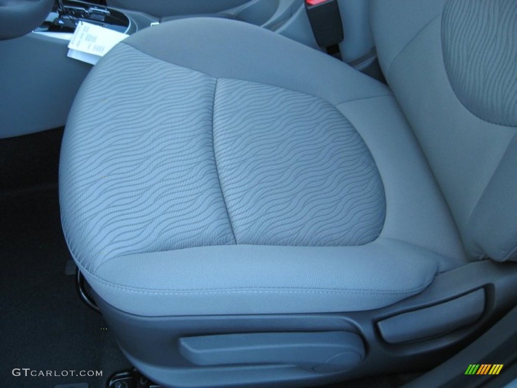 2012 Accent GLS 4 Door - Ironman Silver / Gray photo #14