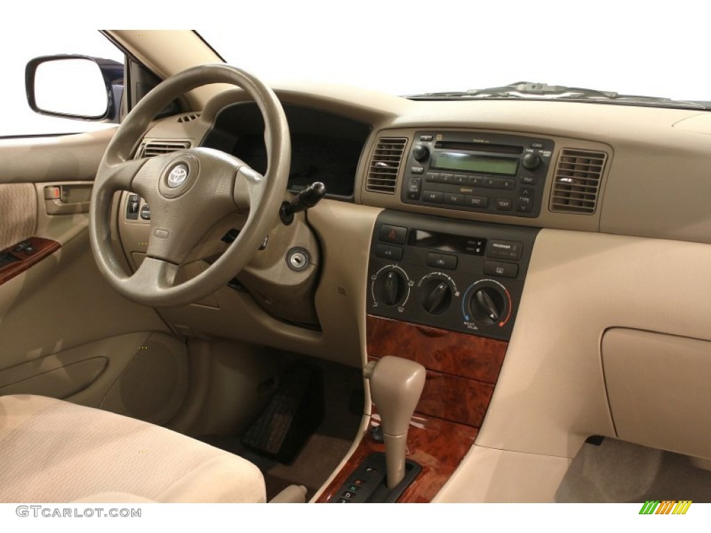2006 Corolla LE - Indigo Ink Pearl / Beige photo #19