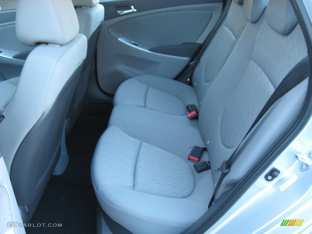 2012 Accent GLS 4 Door - Ironman Silver / Gray photo #16