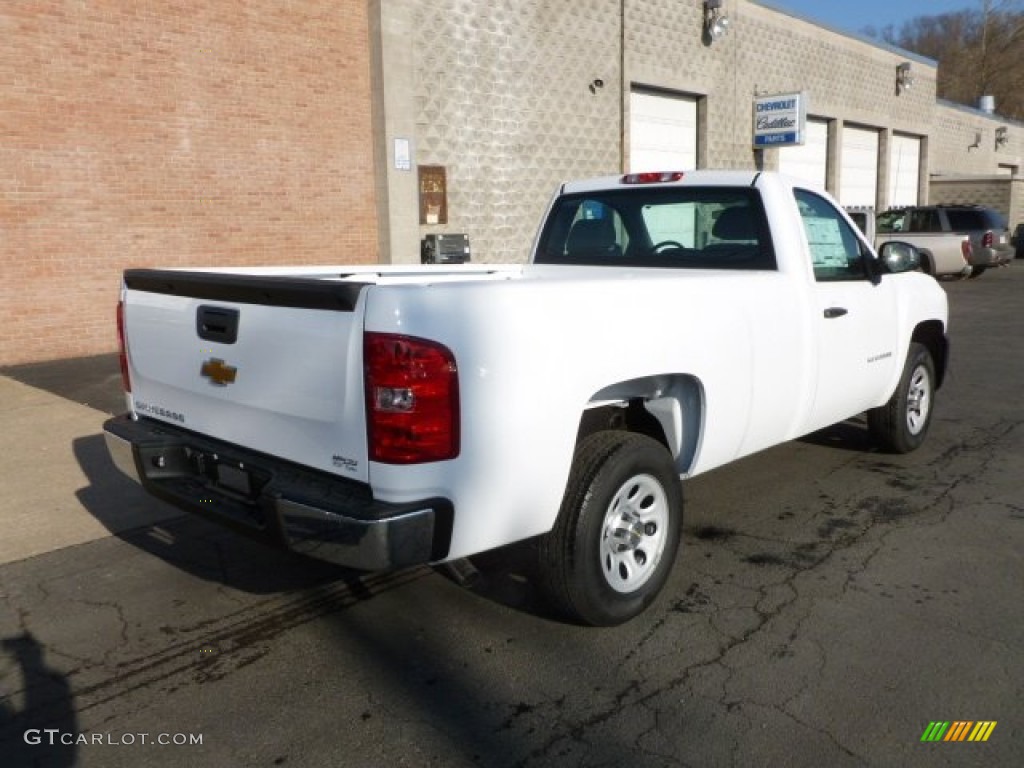 2012 Silverado 1500 Work Truck Regular Cab - Summit White / Dark Titanium photo #7