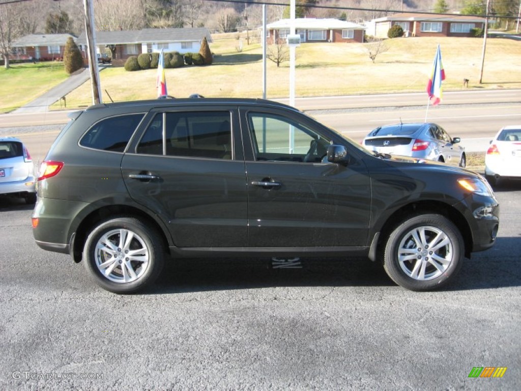 Black Forest Green 2012 Hyundai Santa Fe Limited V6 AWD Exterior Photo #60566378